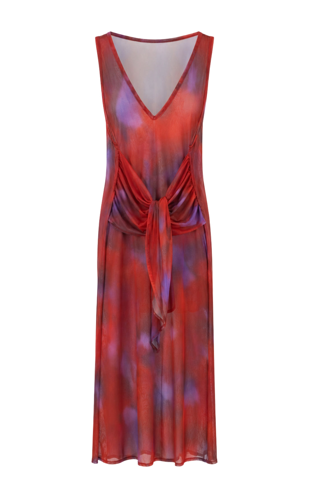 Vestido Creta Bruma tinto