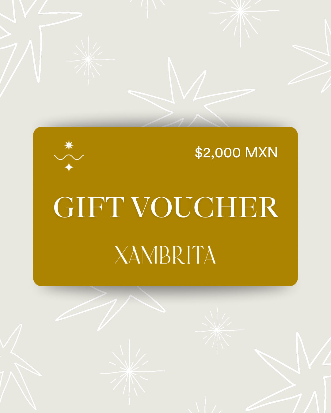 xambrita gift card $2,000