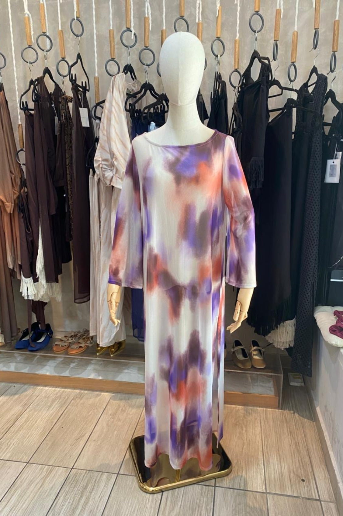 Vestido Cerdeña Maxi Bruma Hueso