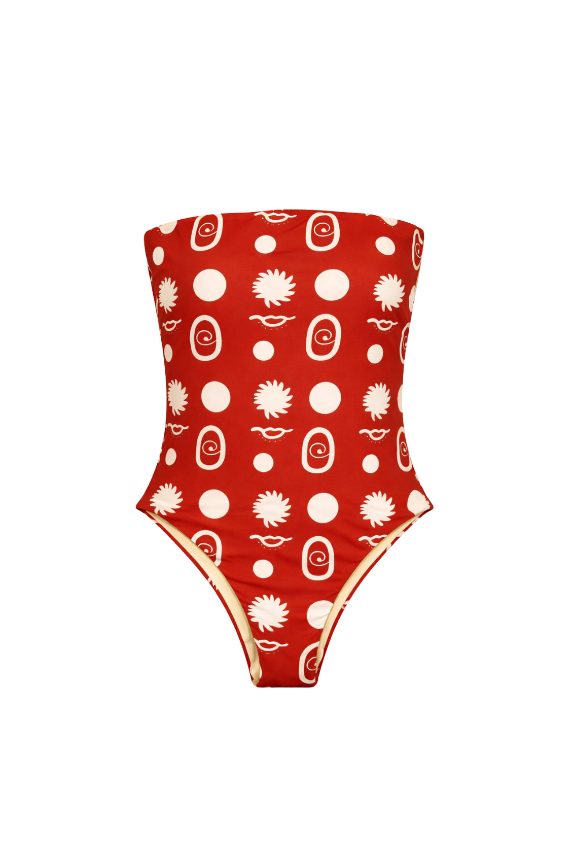 Lía One Piece print Rojo