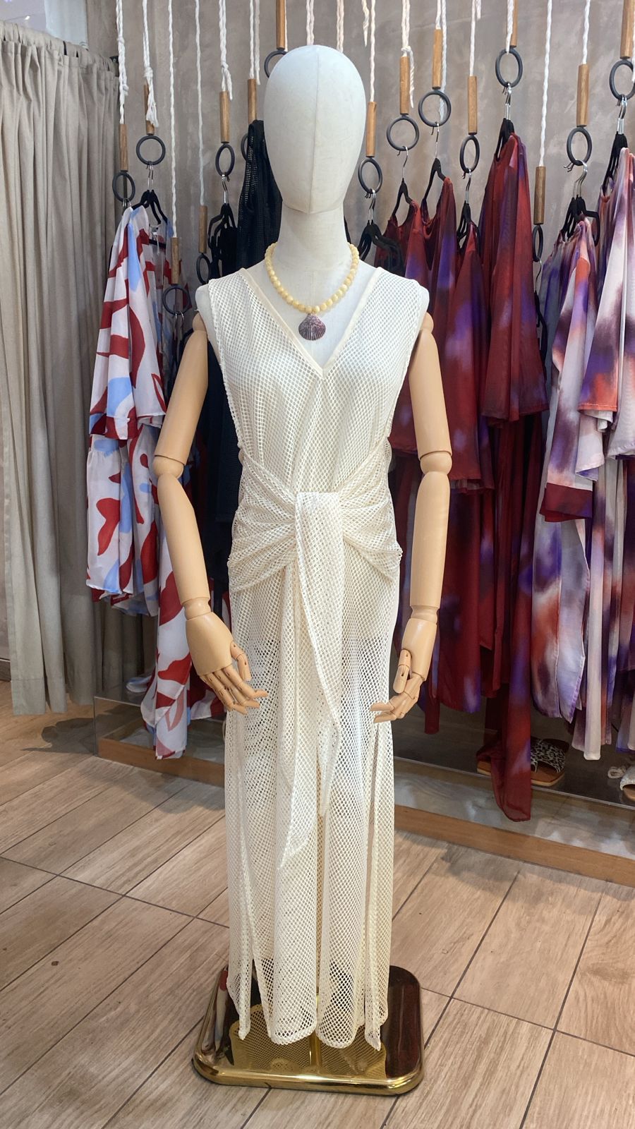 Vestido Creta red