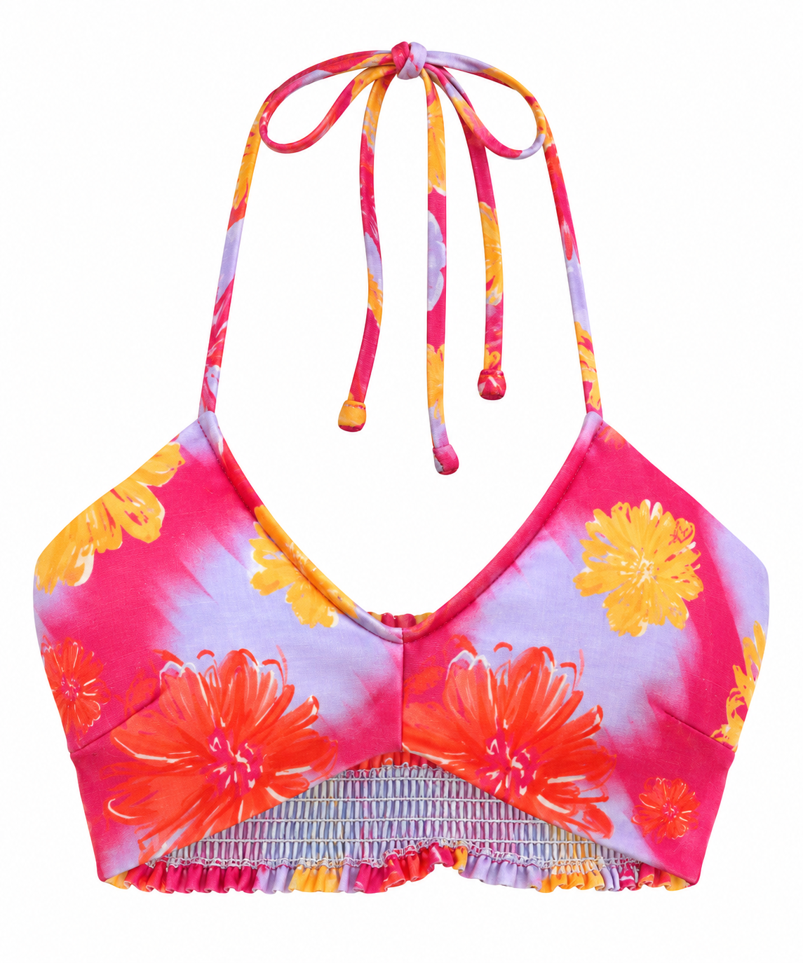 Top Andros Floral Violeta
