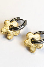 Aretes Margarita metal mixto
