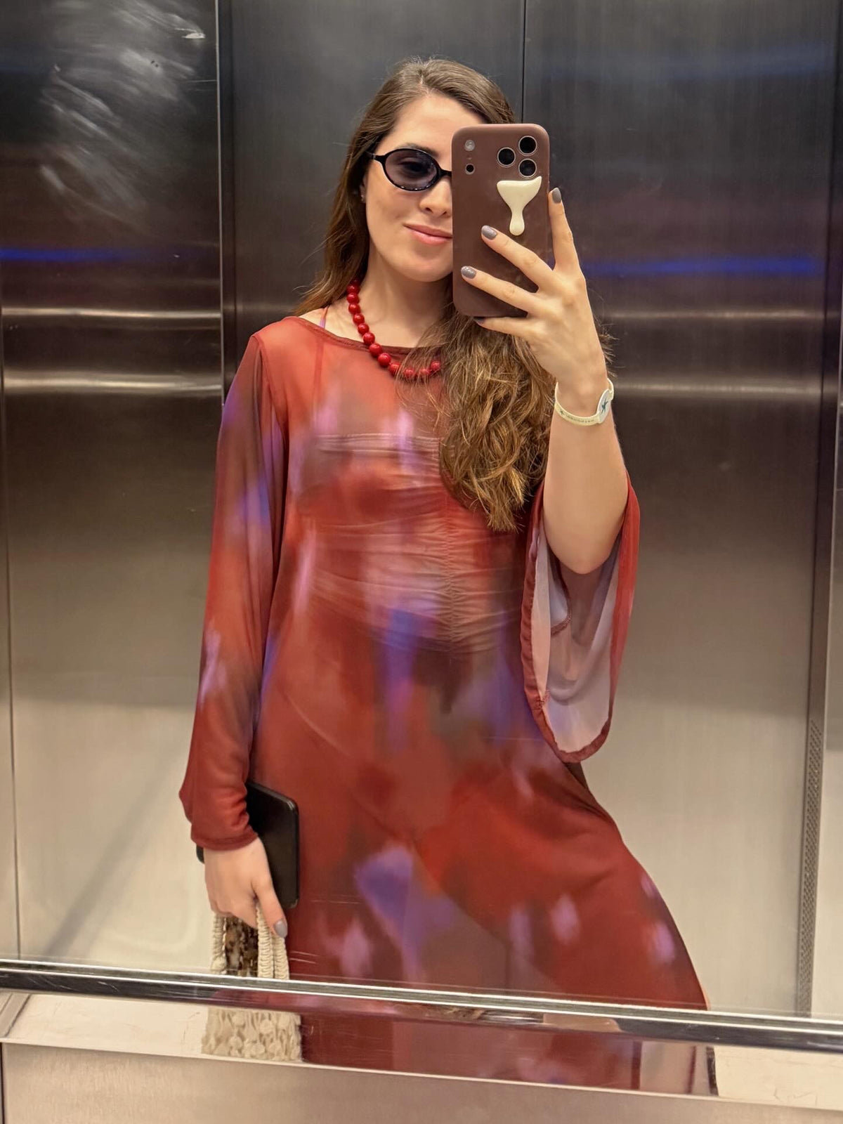 Vestido Cerdeña Maxi Bruma Tinto