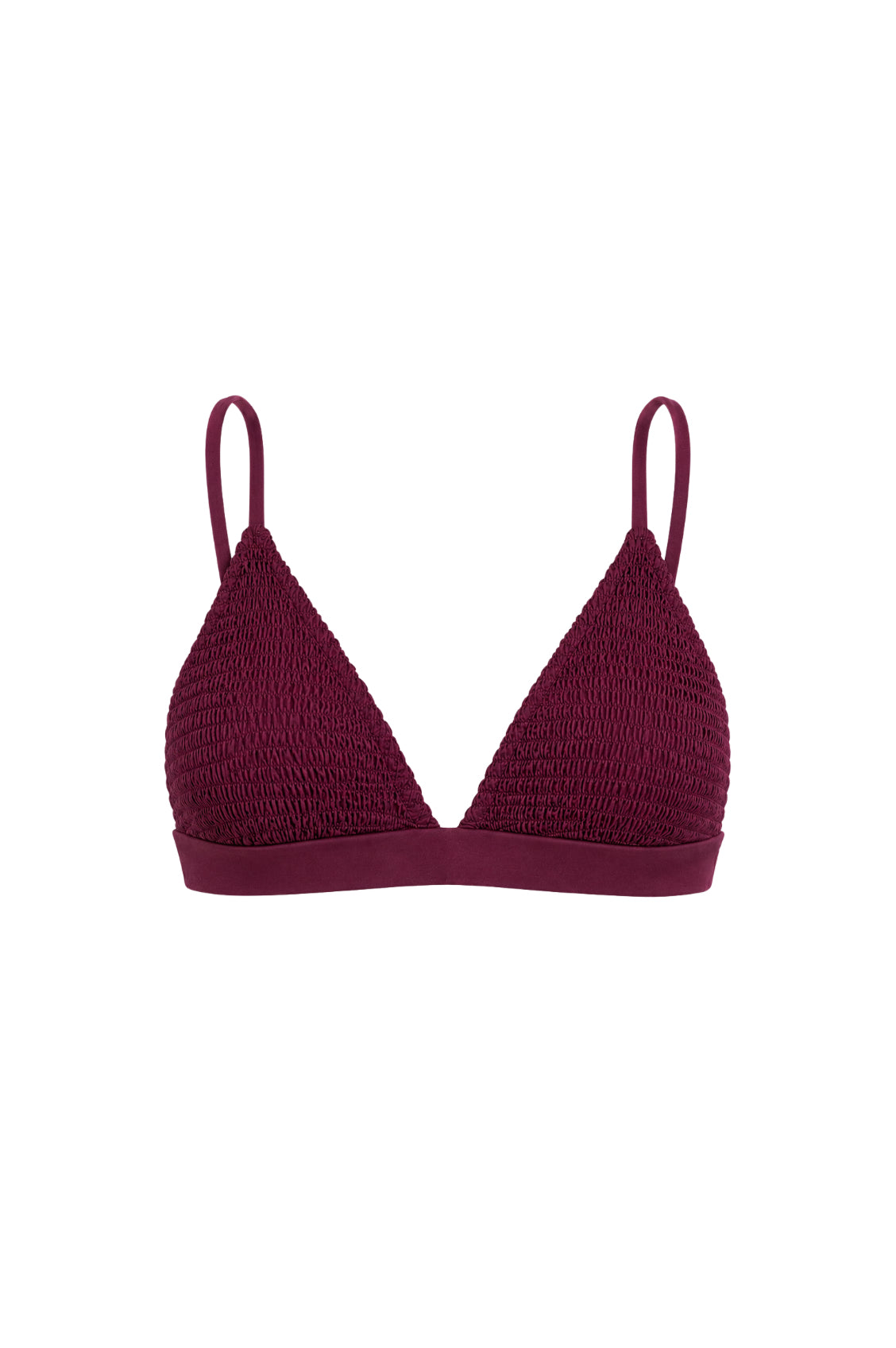 Top bikini Bruna vino