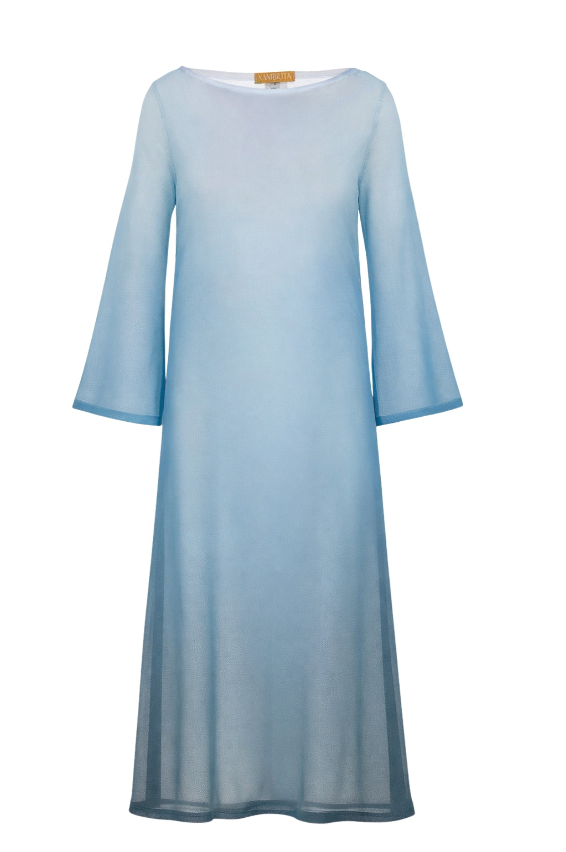 Vestido Cerdeña Maxi degradado azul
