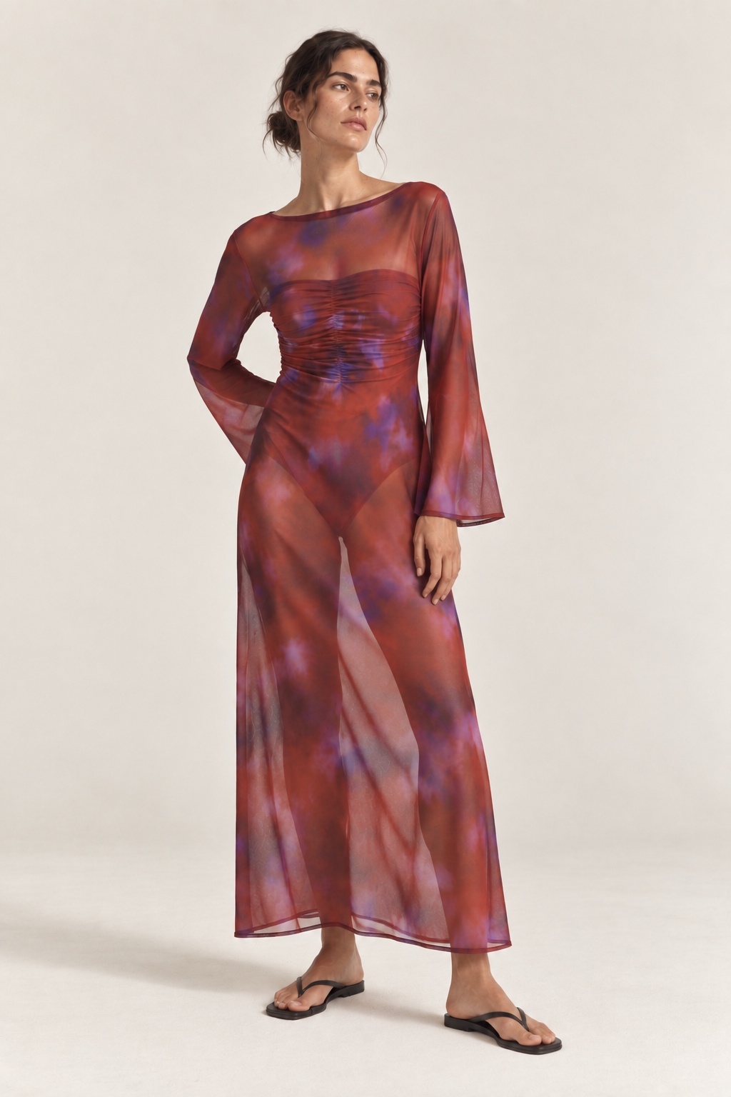 Set Iris + Cerdeña Maxi Bruma tinto