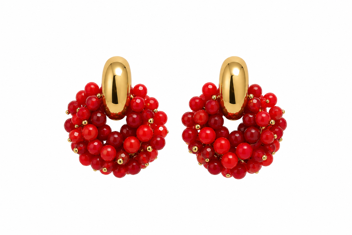 Aretes Alba Rojo