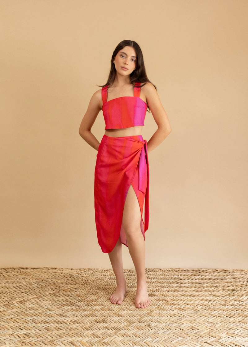 Set Pareira Rojo-Rosa