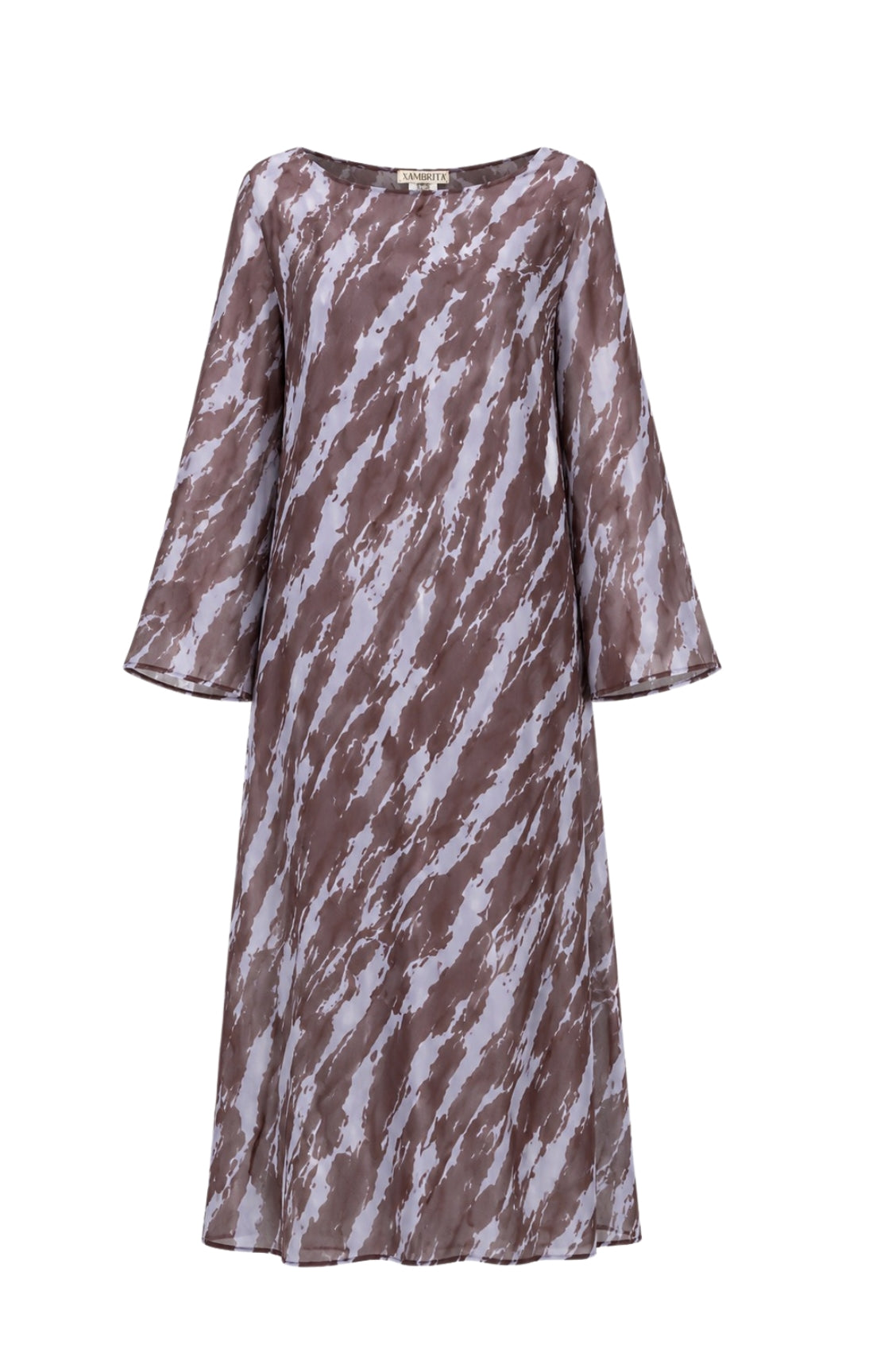Vestido Cerdeña Maxi Cebra Aura