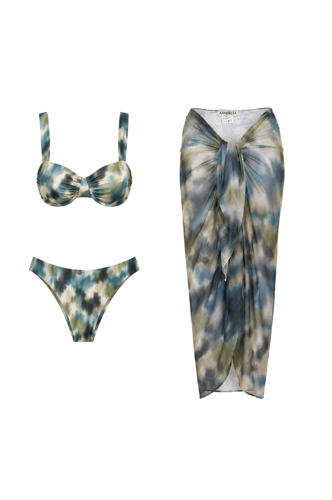 Set bikini Córcega + pareo Akumal