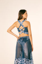 Pantalón Bora Bora Palmeras + Manchas Azul