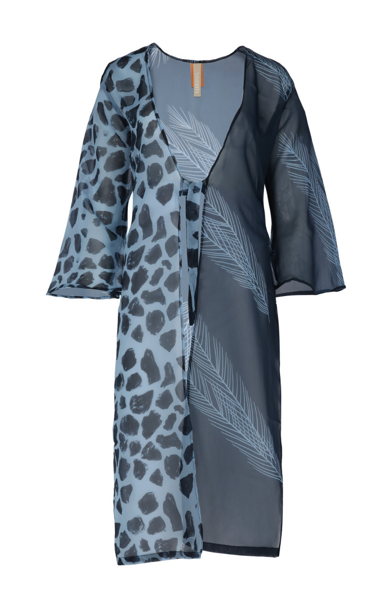 Kimono Santorini azul