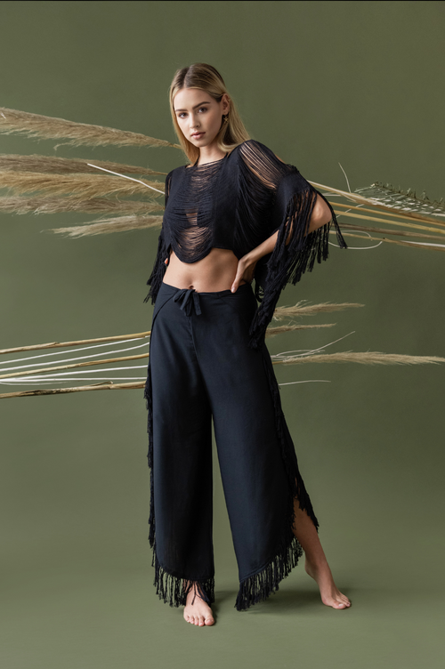 Pantalón Sante Negro-Negro