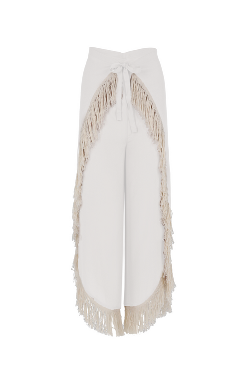 Pantalón Sante Blanco-Beige
