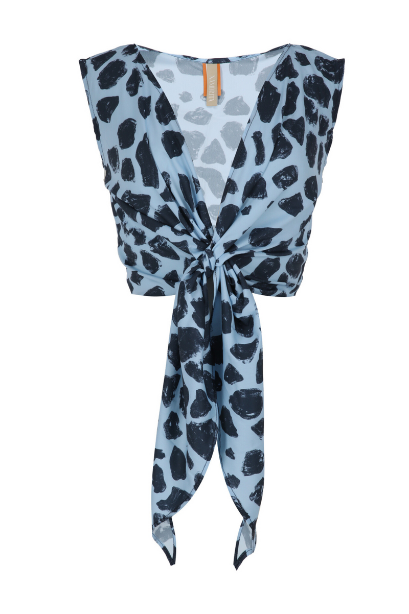 Top Sicilia Manchas Azul