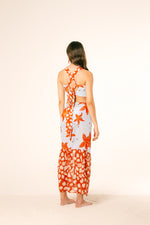 Top Paros Floral + Manchas Rojas