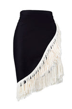 Pareo Delos Corta Negro - Beige