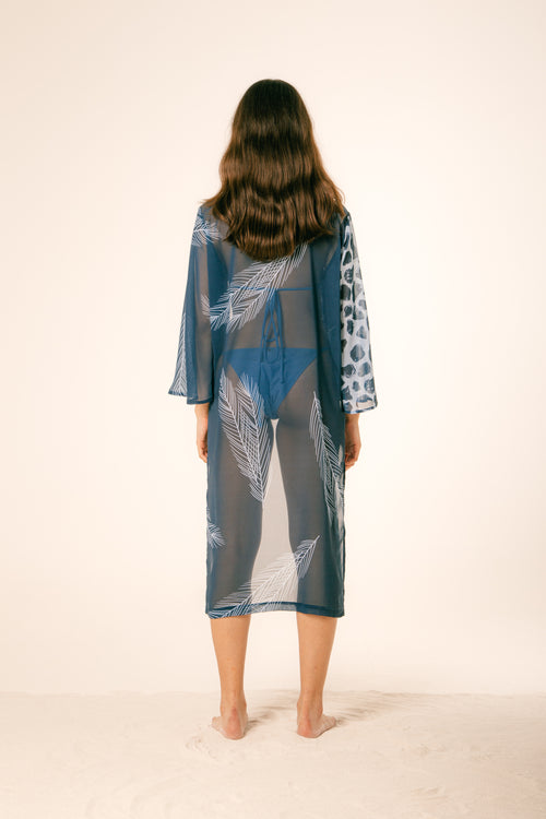 Kimono Santorini azul